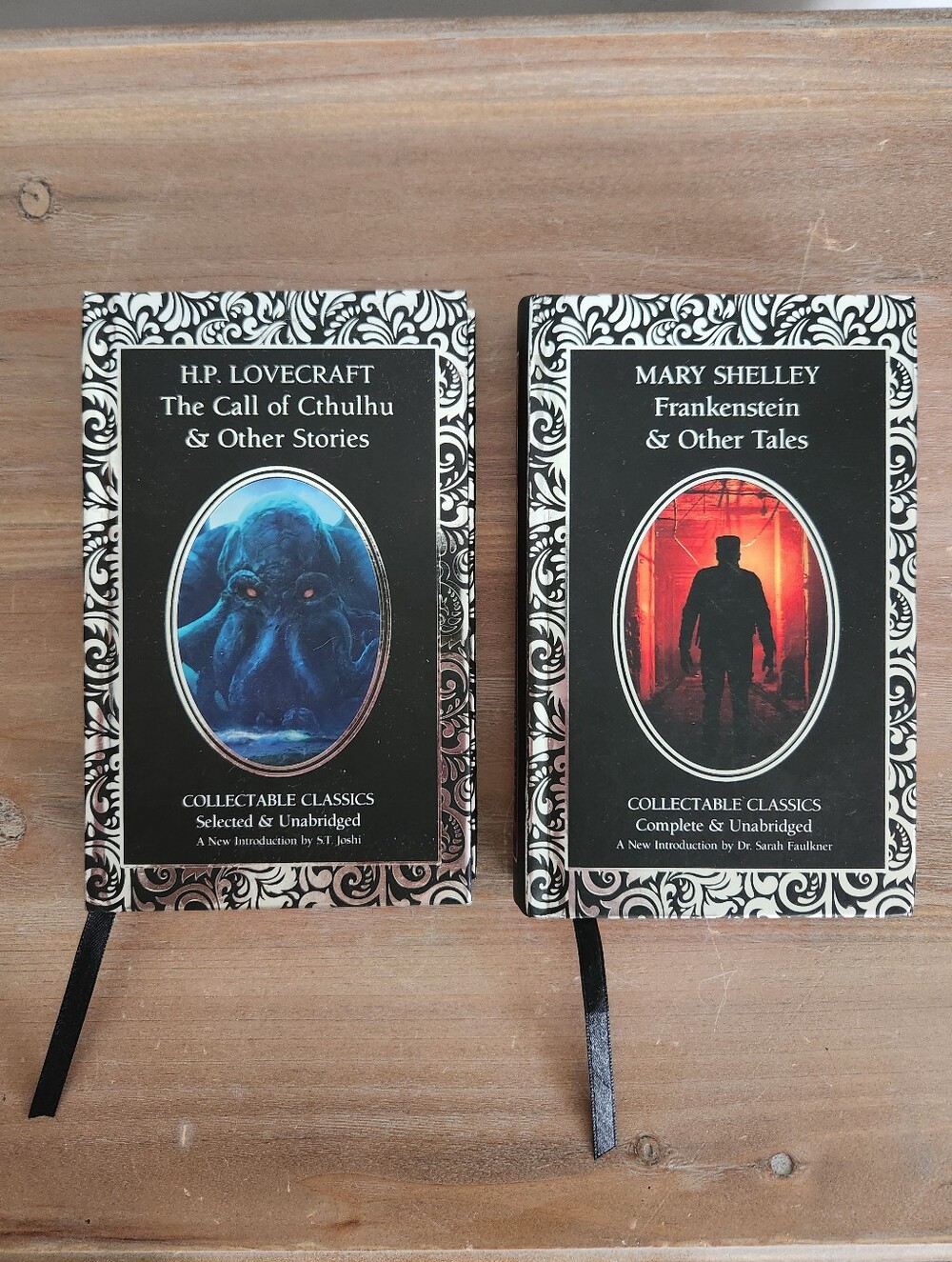 Frankenstein & Call of Cthulhu Flame Tree Collectable Classics Hardcover Set 2PC